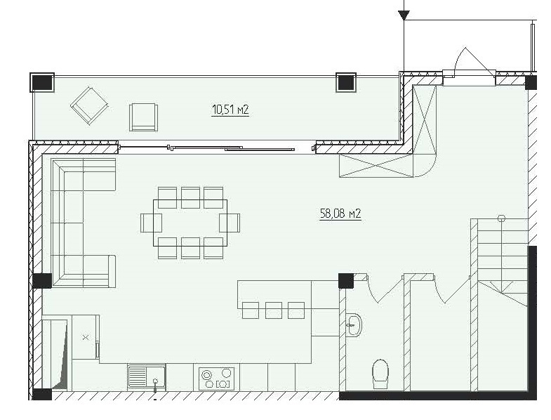 Таунхаус большой